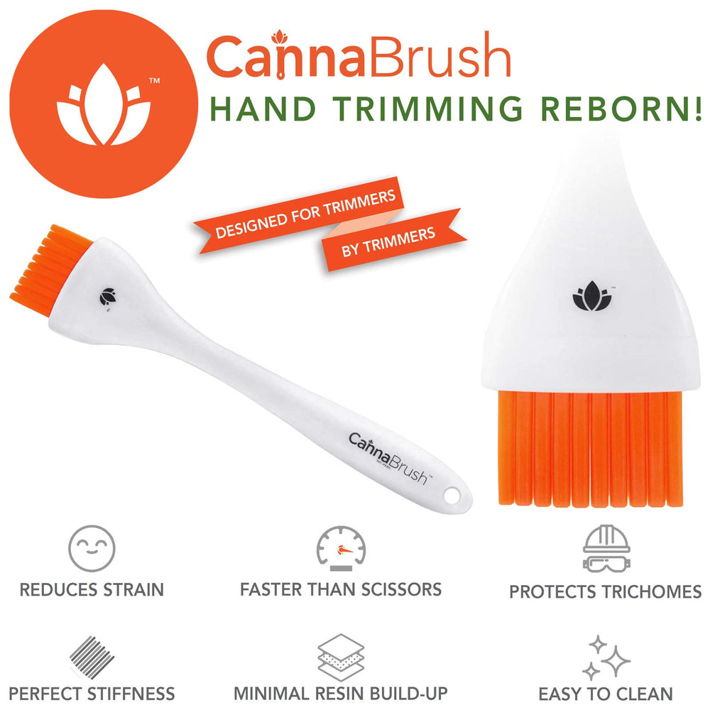 Cannabrush palettes silicone permettent un enlèvement des feuilles en douceur