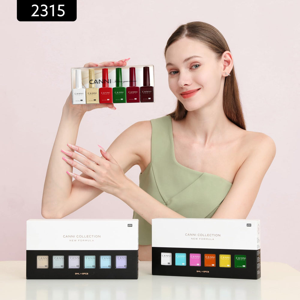 CANNI gel polish bottle with high-gloss salon finish at home