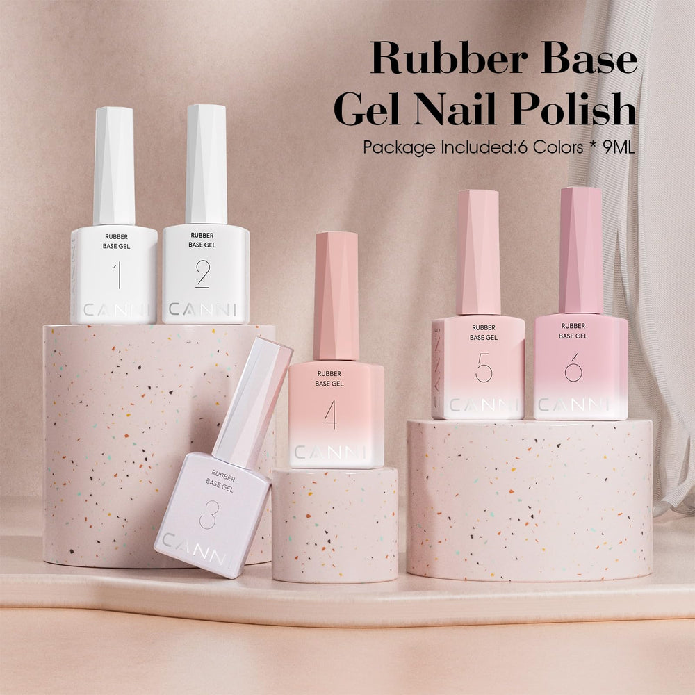 Gamme CANNI Gel Base Élastique flacon Pure White pour une finition nette