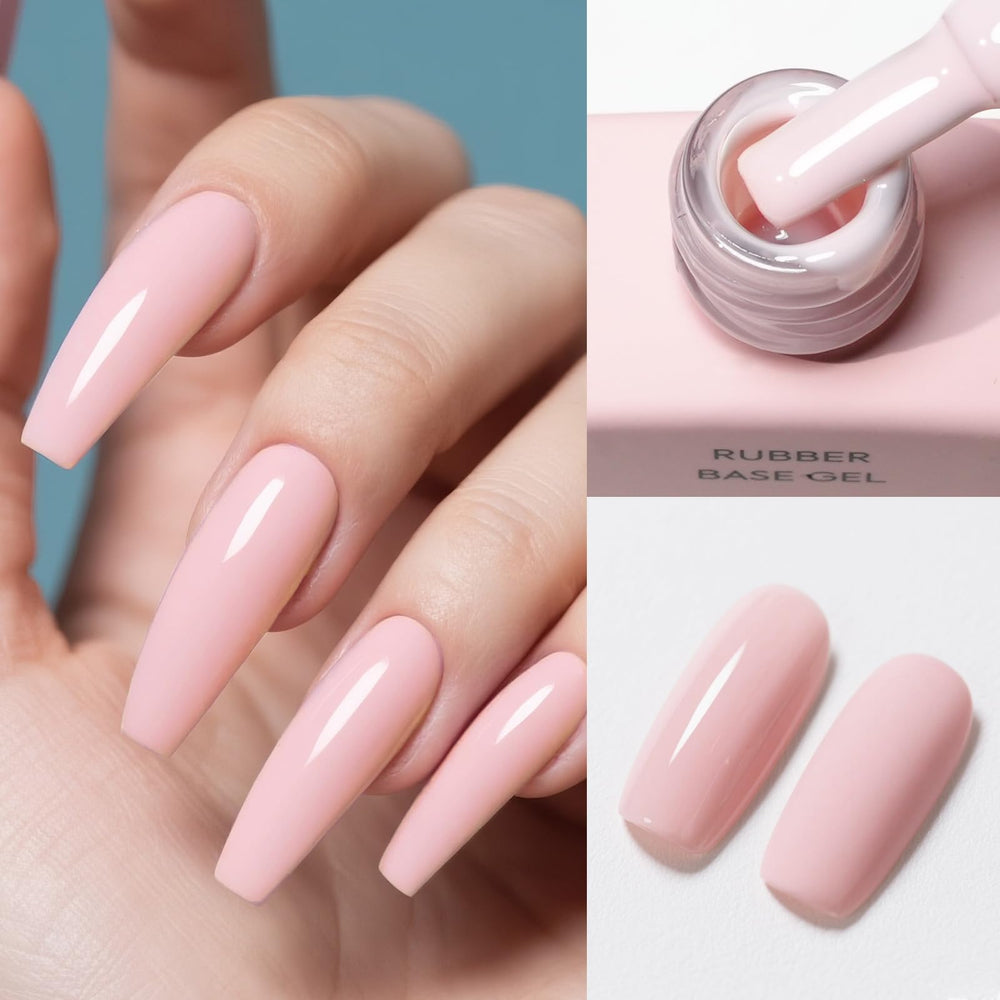 Gamme CANNI Gel Base Élastique flacon Rosy Pink pour une manucure fraîche