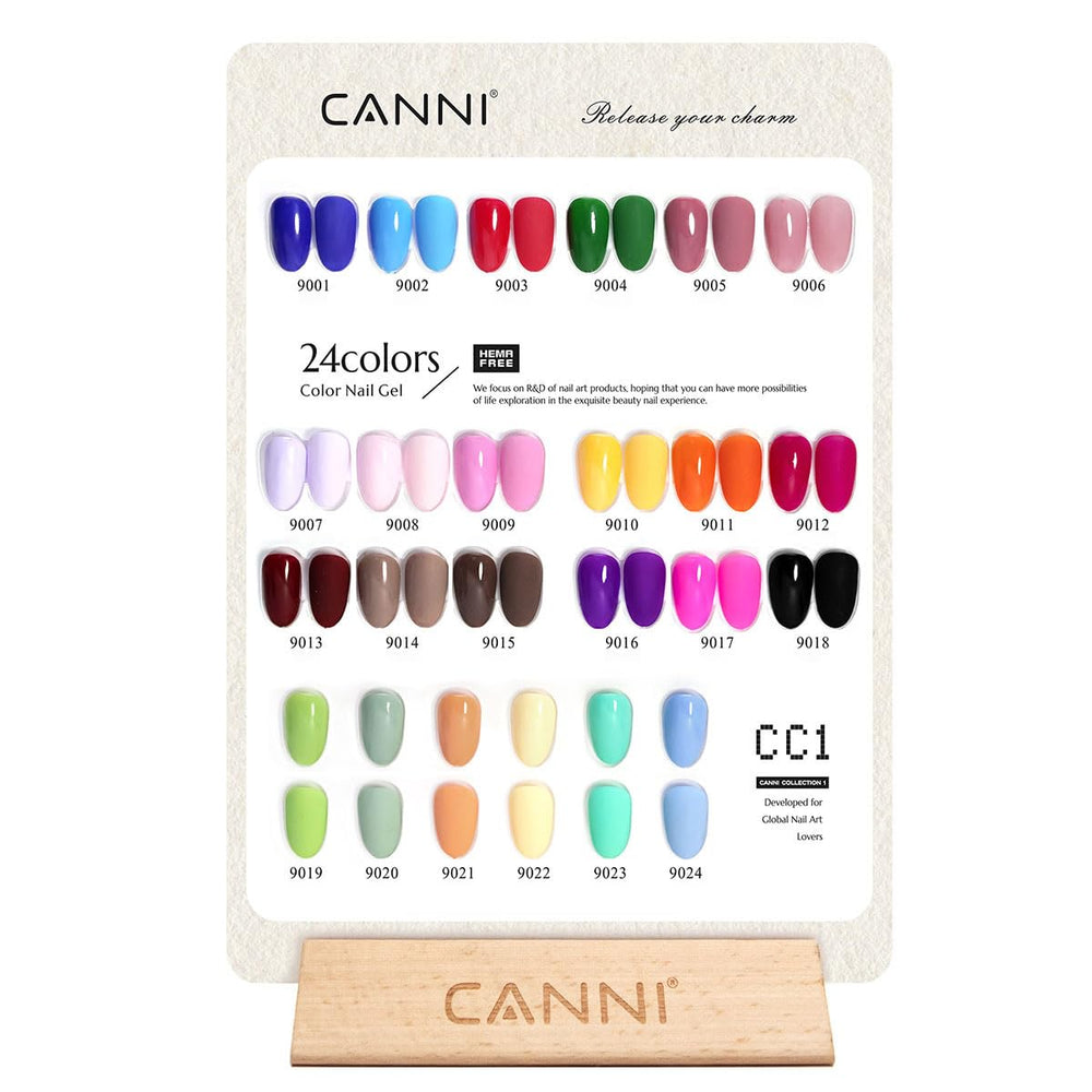 CANNI CC1 : étiquette cristal 3D pour lire clairement la couleur.