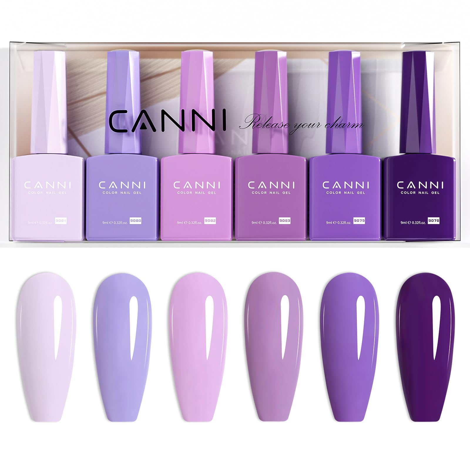 CANNI coffret cadeau – gel violet élégant pour offrir.
