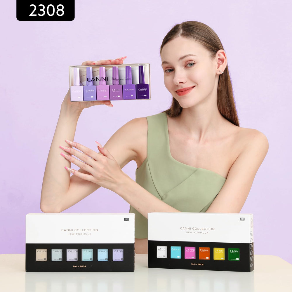 Vernis gel CANNI – compatible lampe pour séchage efficace.