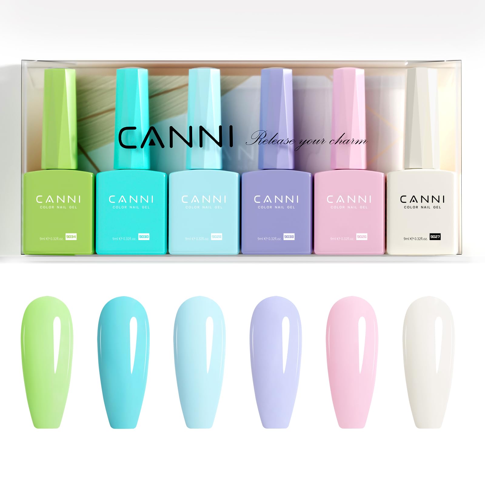 CANNI échantillons-teintes – aperçu rapide des couleurs gel