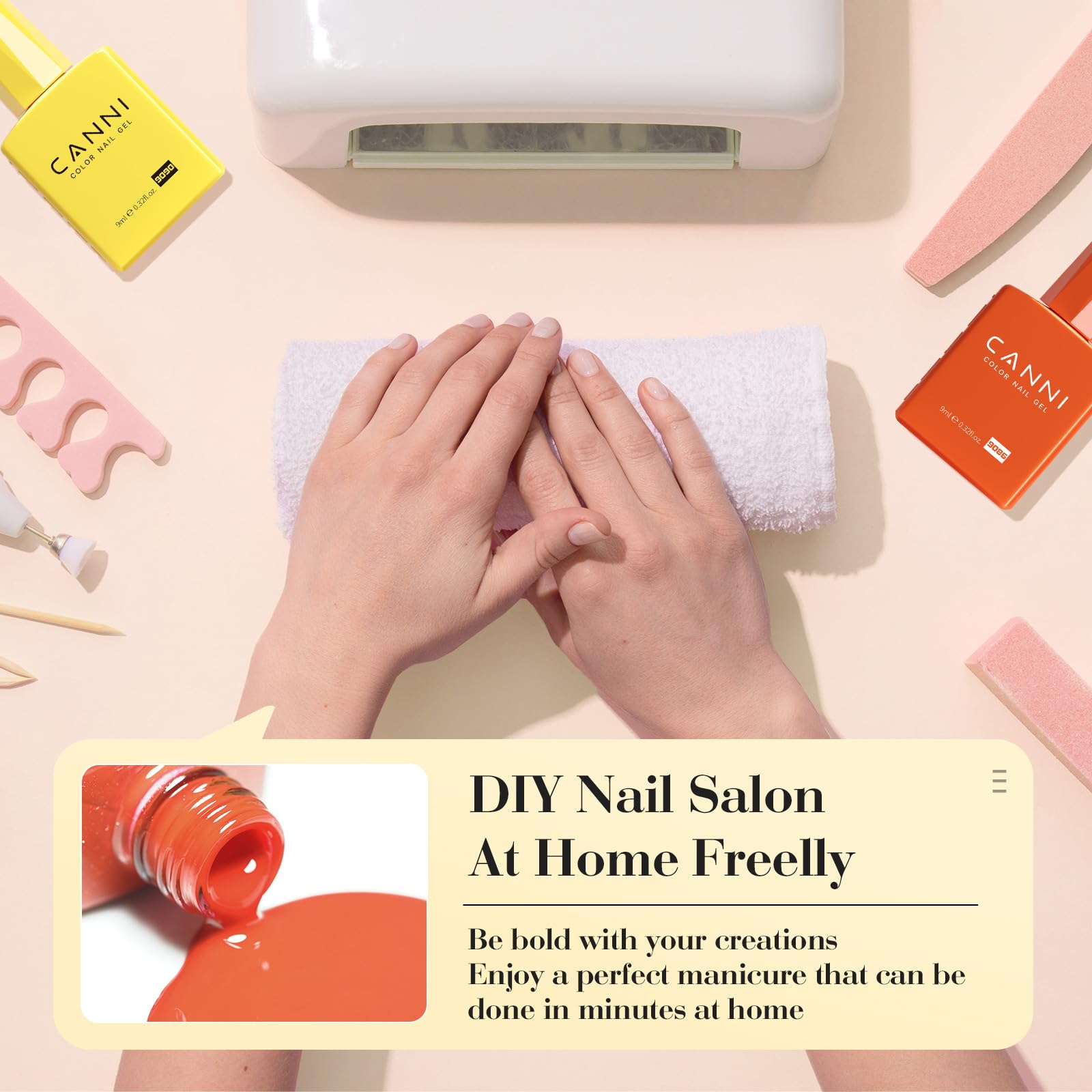 Formule sans HEMA CANNI pour une manucure plus saine