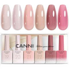 CANNI gel de façonnage rapide en rose pâle pour extensions durables