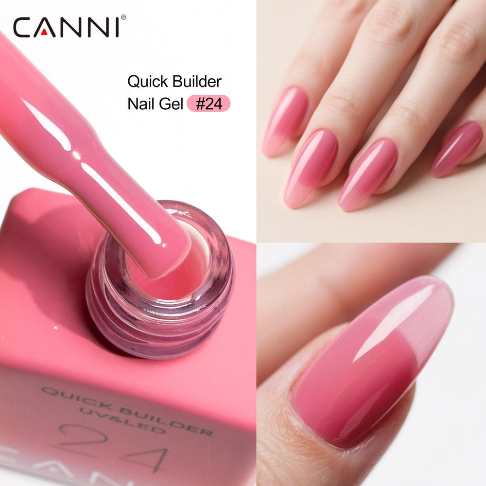 Kit manucure maison CANNI avec teintes rose pâle