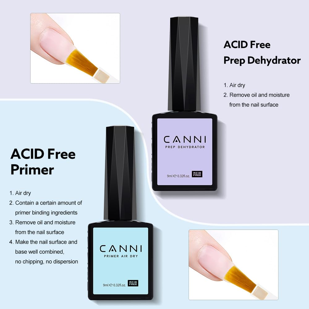 CANNI primer ongles – base solide pour une manucure durable