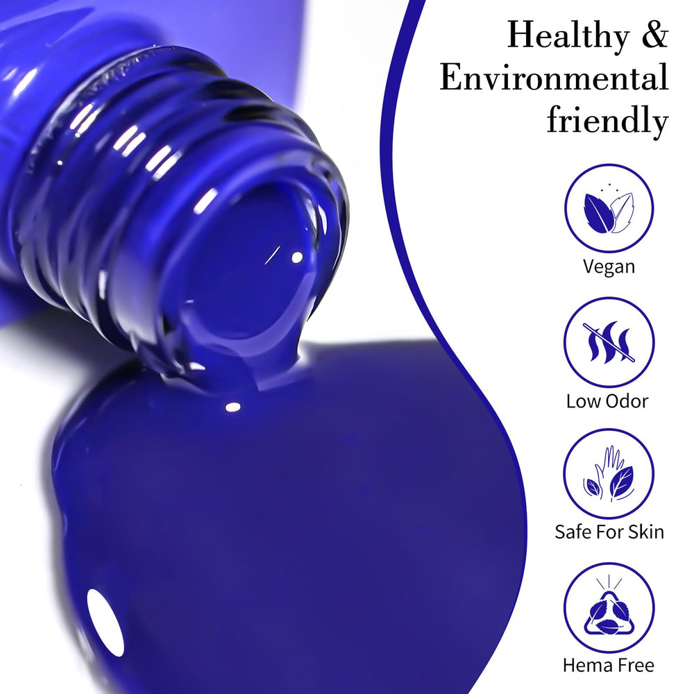 Pinceau applicateur CANNI Vernis Gel Bleu Royal pour une application précise.