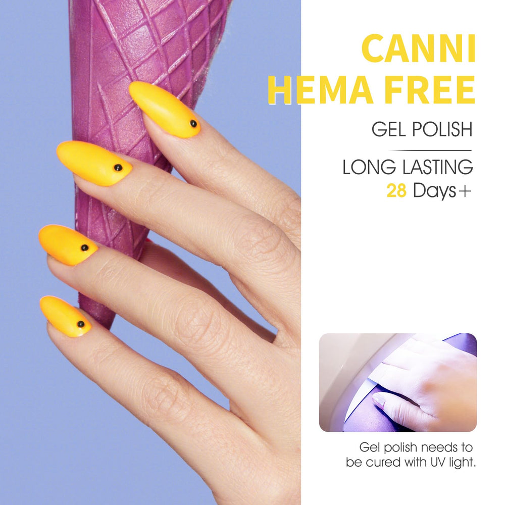 Vernis gel CANNI longue tenue 30 jours avec application adaptée