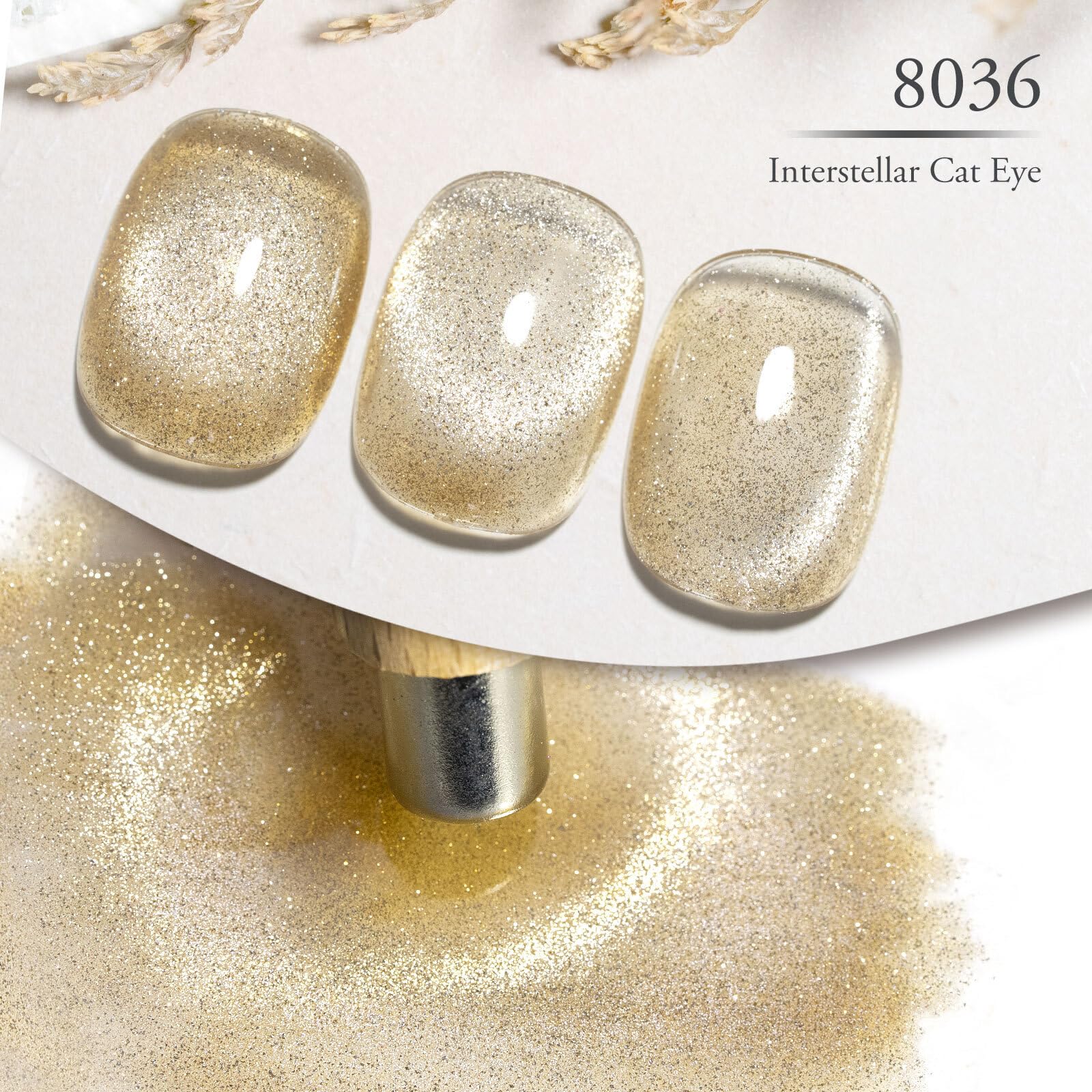 CANNI vernis gel œil de chat facile à enlever, démaquillage rapide.