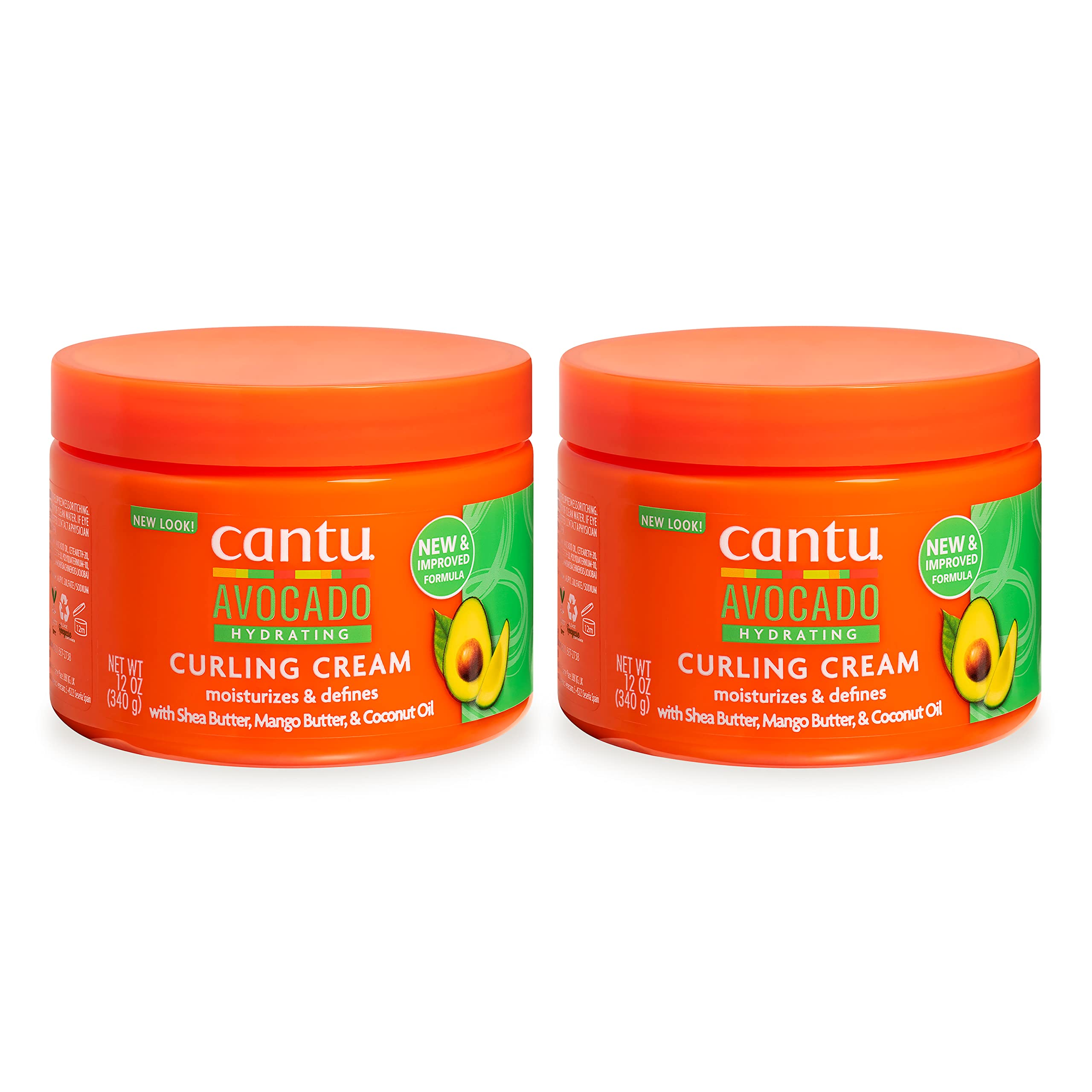Cantu Crème boucles à l’avocat – bouteille prête à l’application.