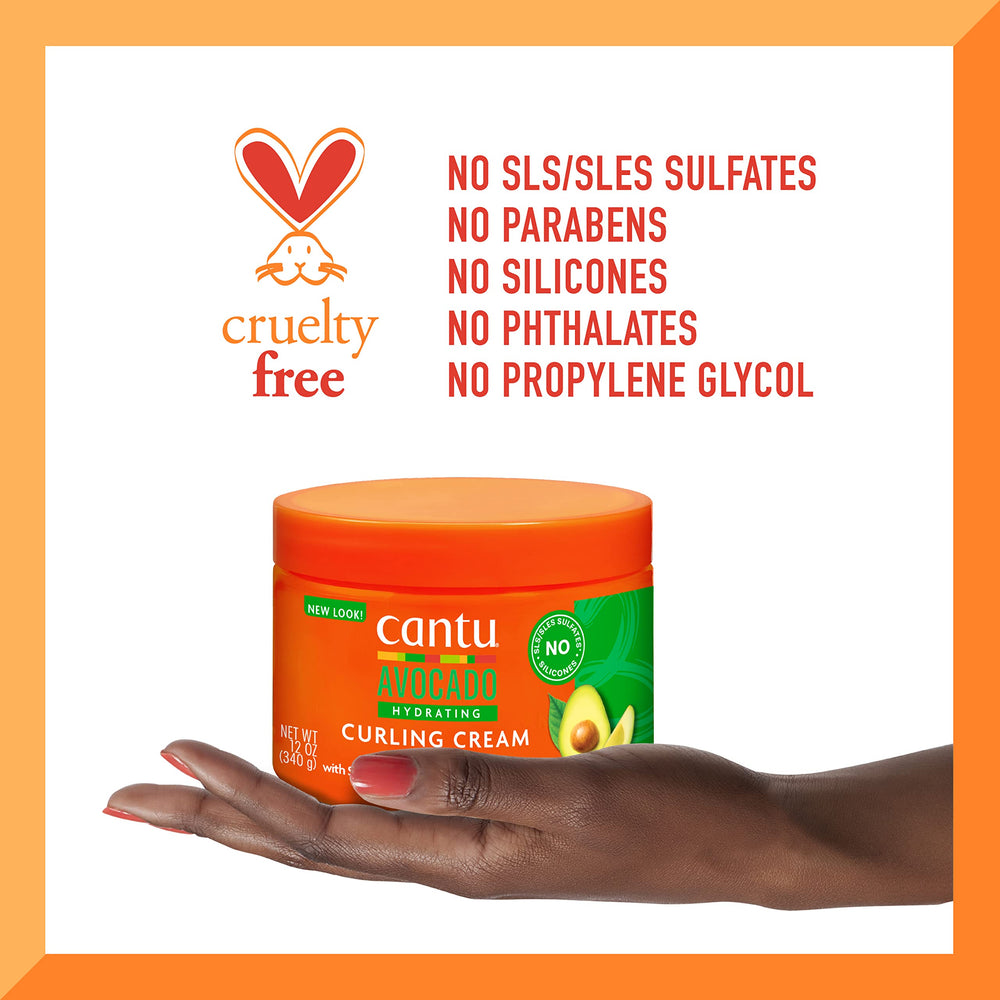 Cantu Crème boucles à l’avocat – pack de deux pratique.