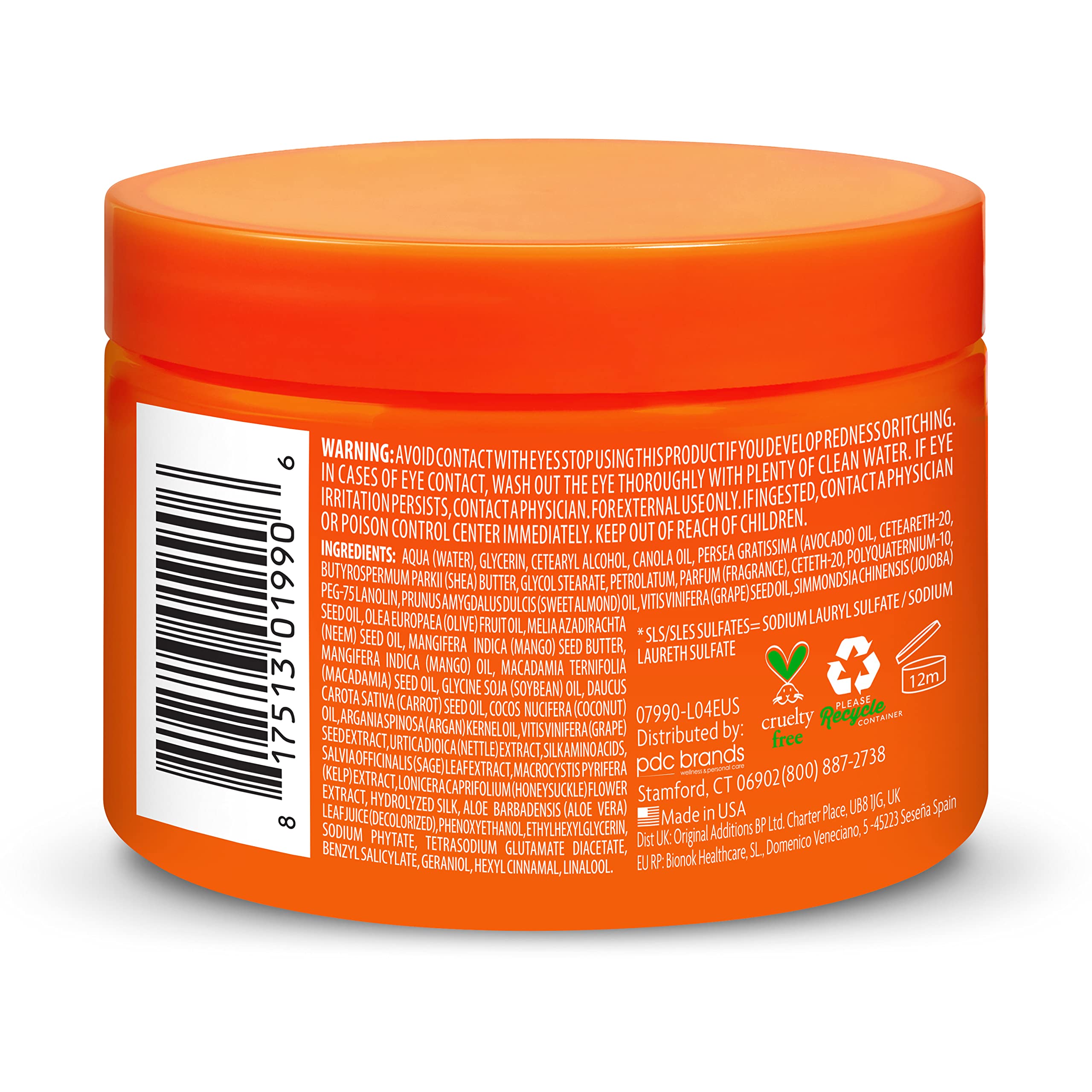 Cantu Crème boucles à l’avocat – finition douce pour twists et braids.