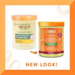 Cantu apporte hydratation avec lin et huile d'olive sans effet lourd