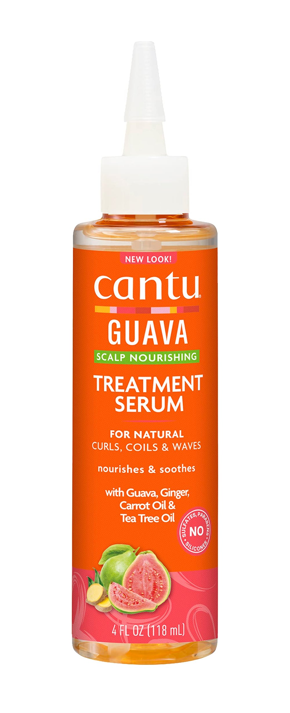 Cantu Guava & Ginger: application sur cuir chevelu pour revitaliser les racines