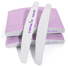 CANVALITE lime double-face, grain 100/180, idéal pour limer et façonner les ongles.