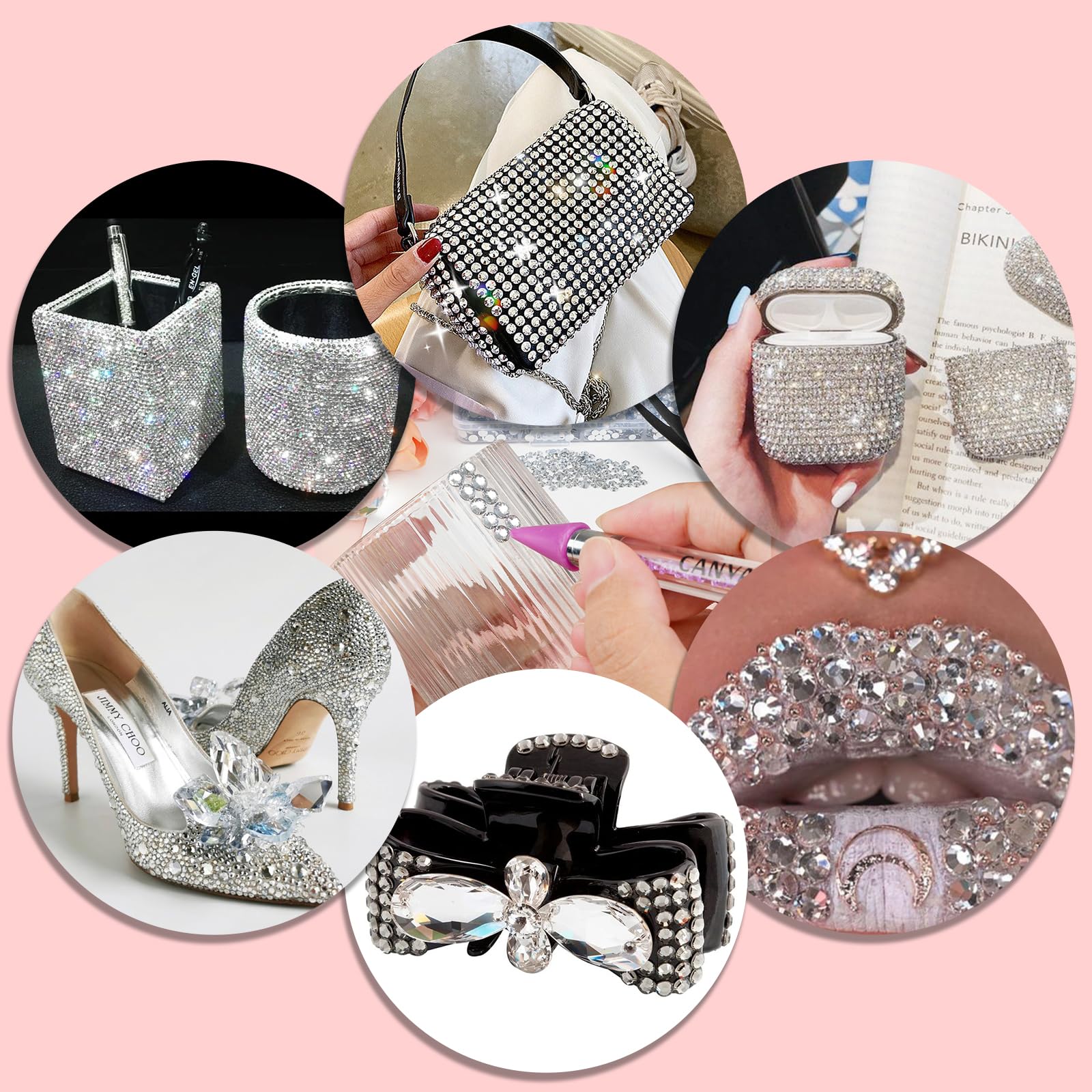 CANVALITE outils et pinces facilitant la pose des strass