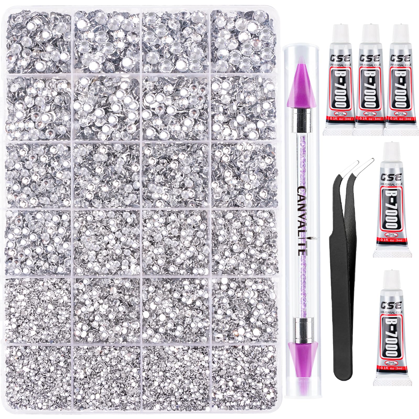 CANVALITE paillettes résine bling 2mm pour nail art durable et brillant