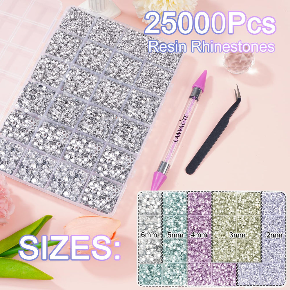 CANVALITE paillettes résine bling 6mm pour effets spectaculaires