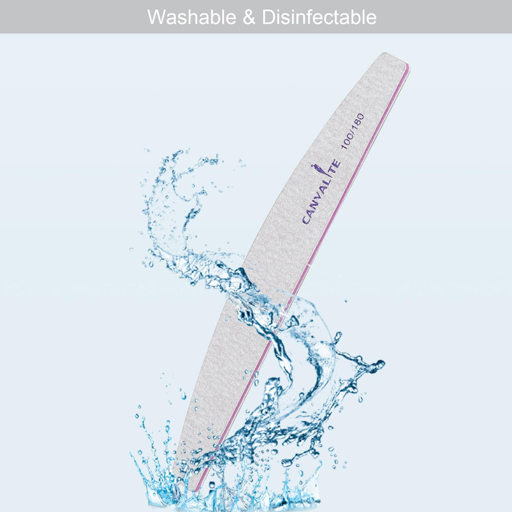 CANVALITE ponce-ongles retirant le gel sur les ongles artificiels.