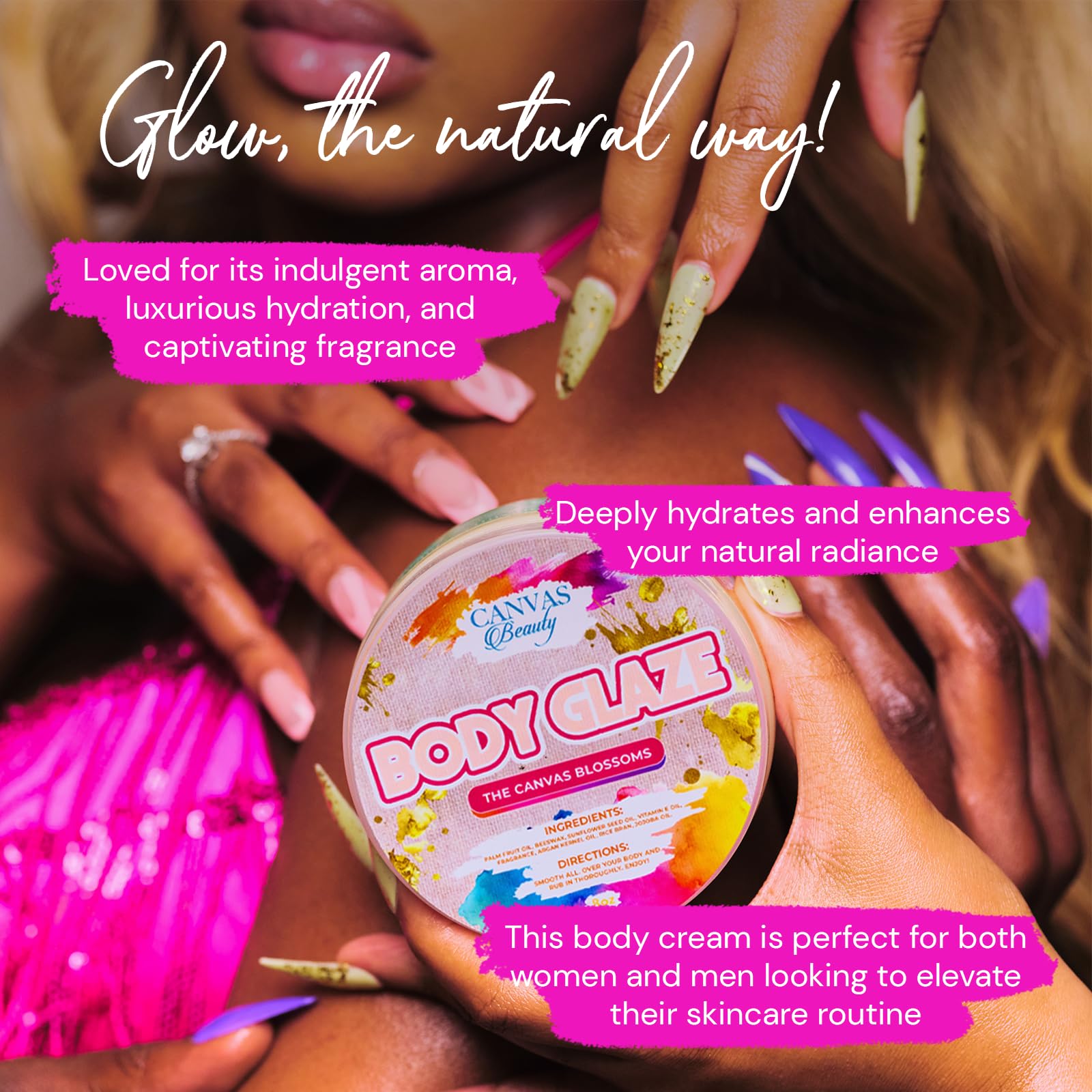 Parfums différents du Canvas Beauty Body Glaze pour varier les sensations.