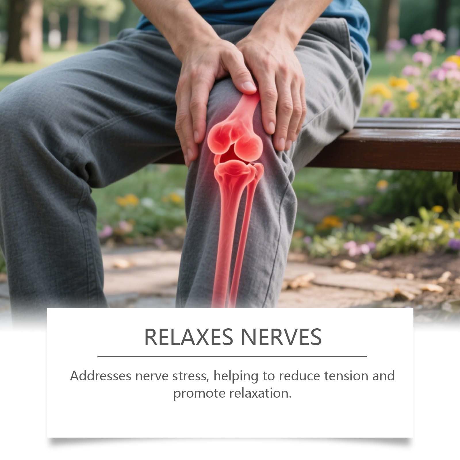 Capacare Original Neuropathy Cream back-shoulders scene suggests broad-area soothing potential.