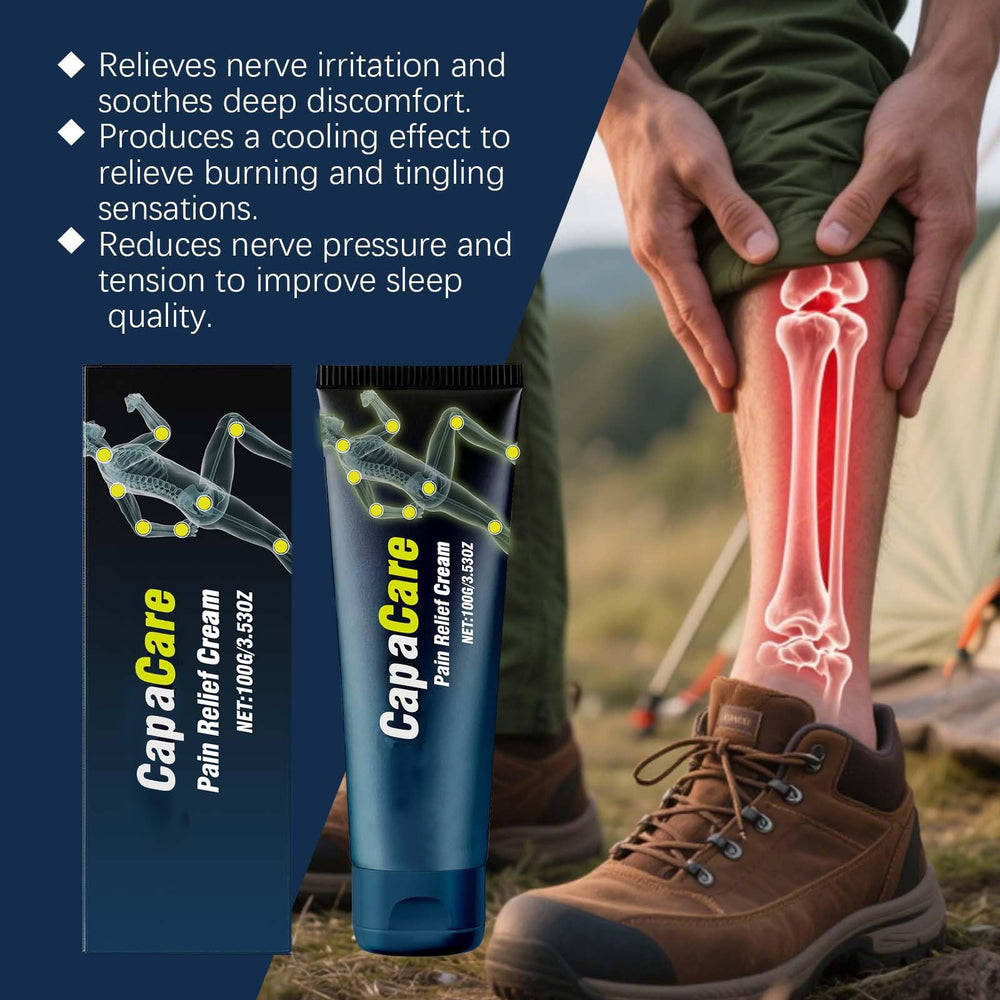 Capacare Original Neuropathy Cream MSM formula nourishes skin with quick absorption.