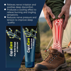 Capacare Original Neuropathy Cream MSM formula nourishes skin with quick absorption.