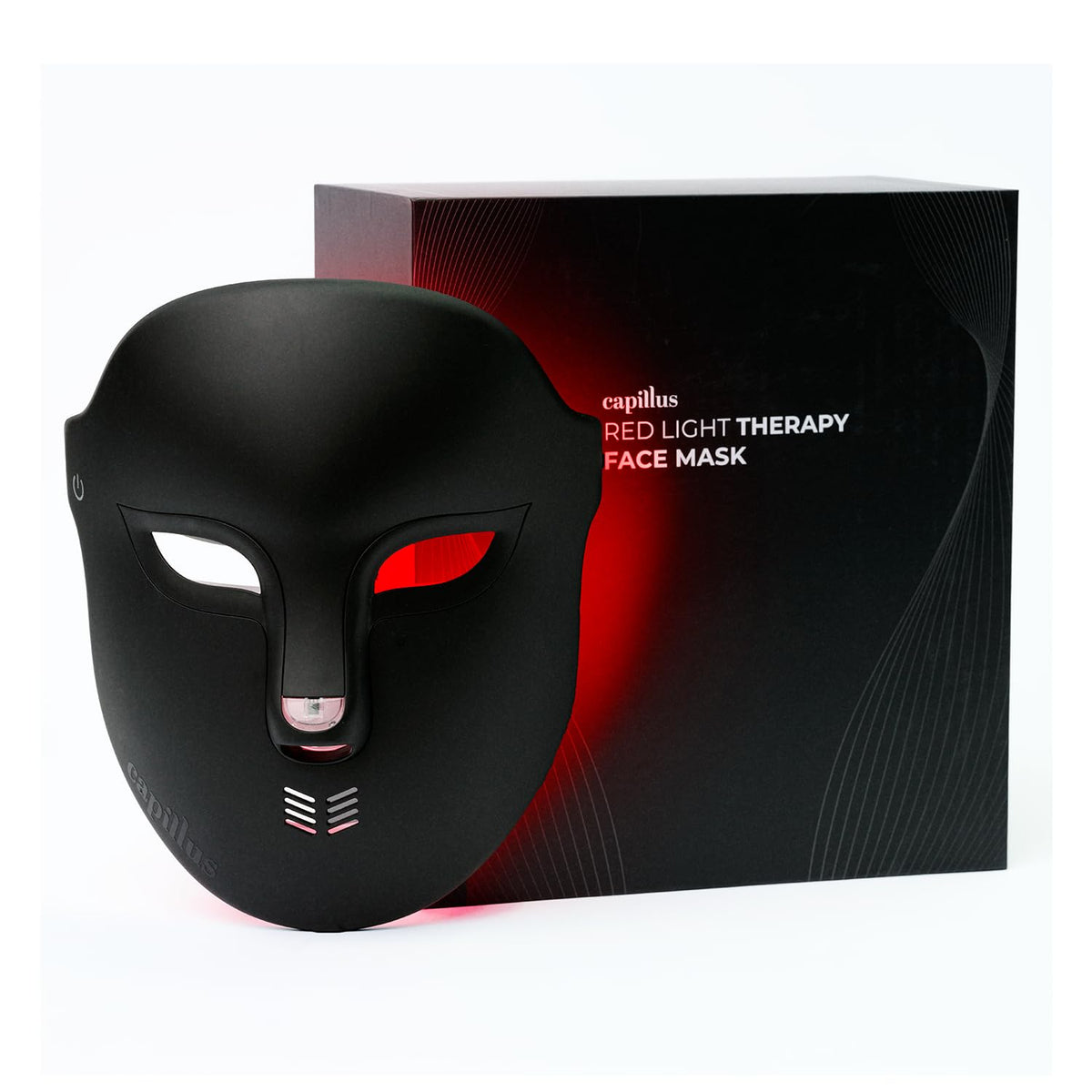 Capillus Masque lumière rouge sur le visage pour un éclat potentiel