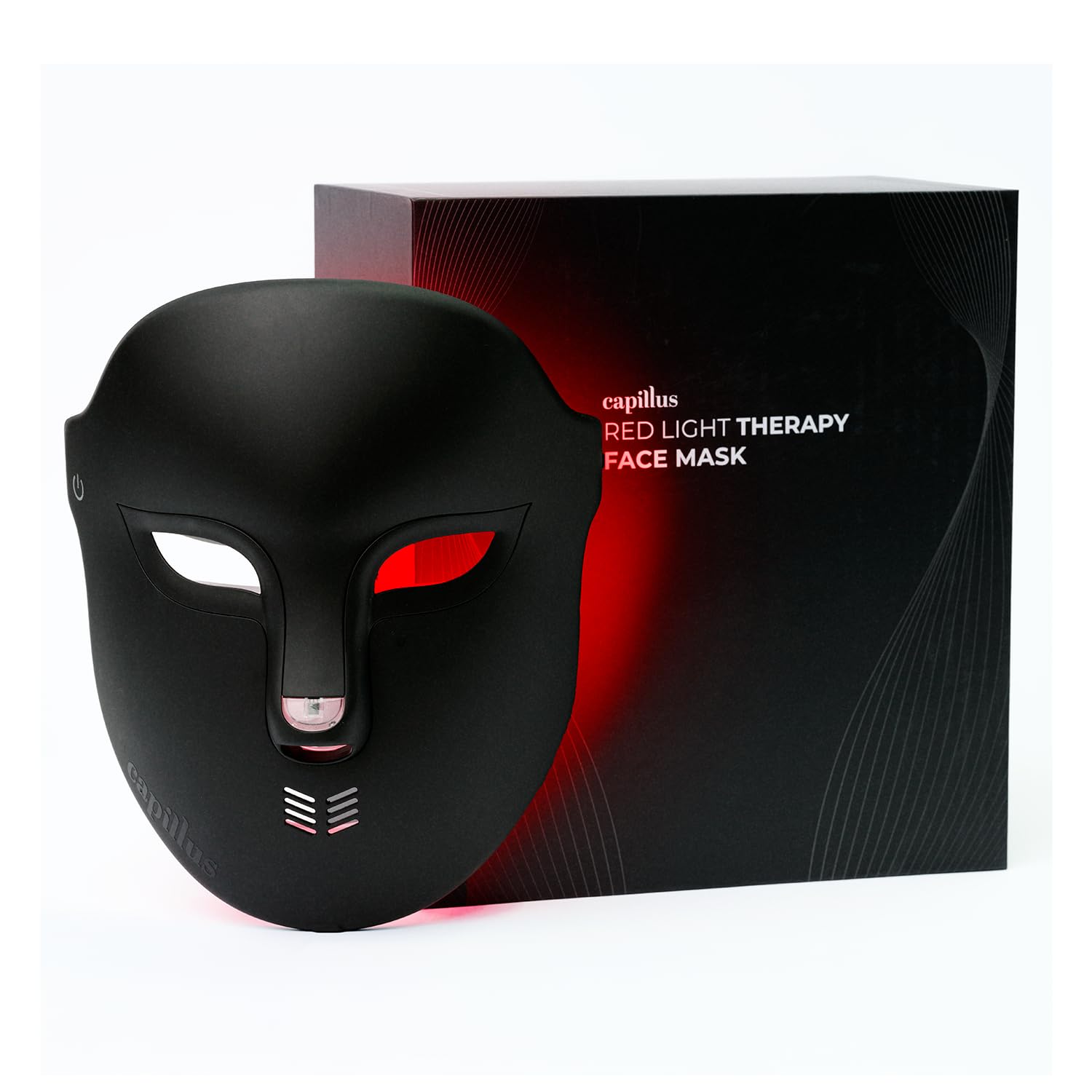 Capillus Masque lumière rouge sur le visage pour un éclat potentiel