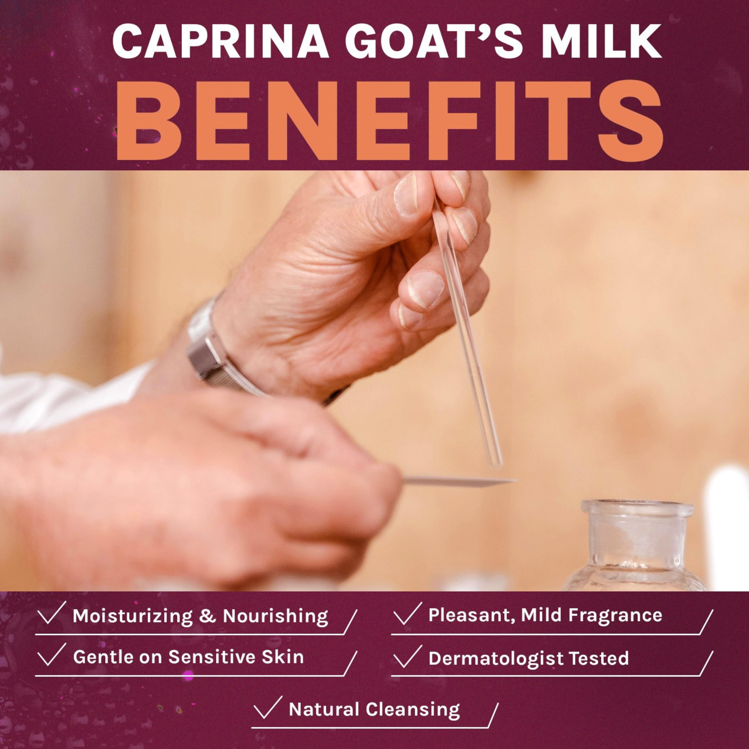 Caprina Savon – base savonneuse classique, nettoyage fiable au quotidien.