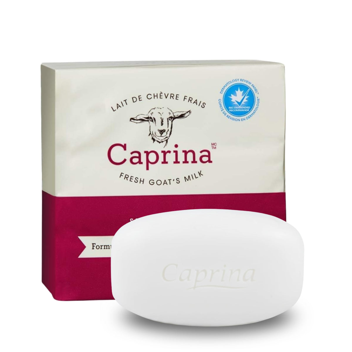 Caprina savon lait chèvre – lot de 3 barres pour un soin quotidien.