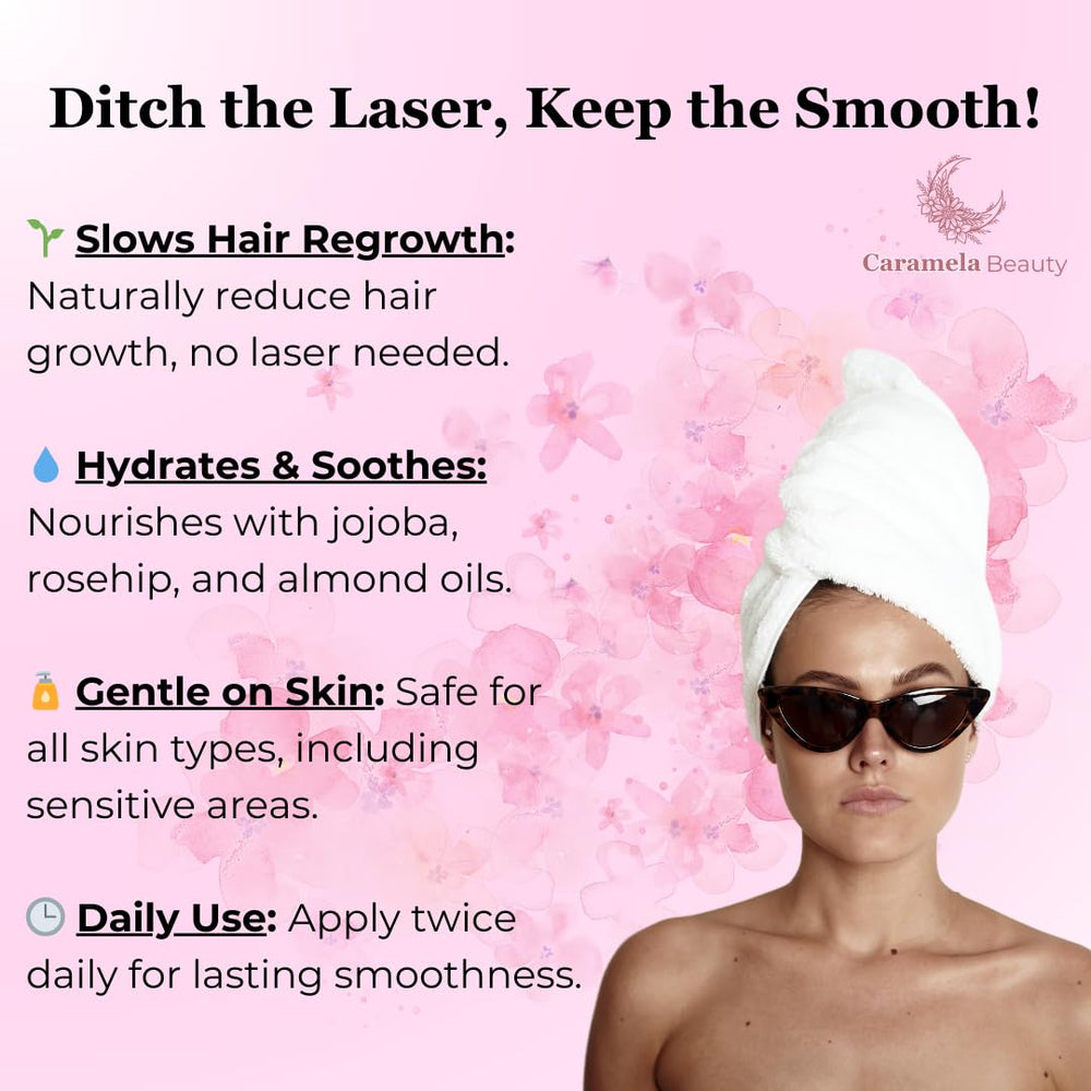 Soin Caramela Beauty naturel favorisant peau lisse et hydratée.