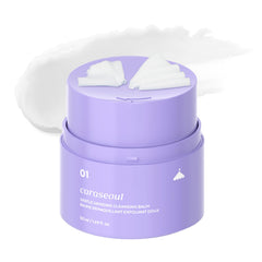 caraseoul baume nettoyant twist-up, emballage pratique en voyage et sans fuite.