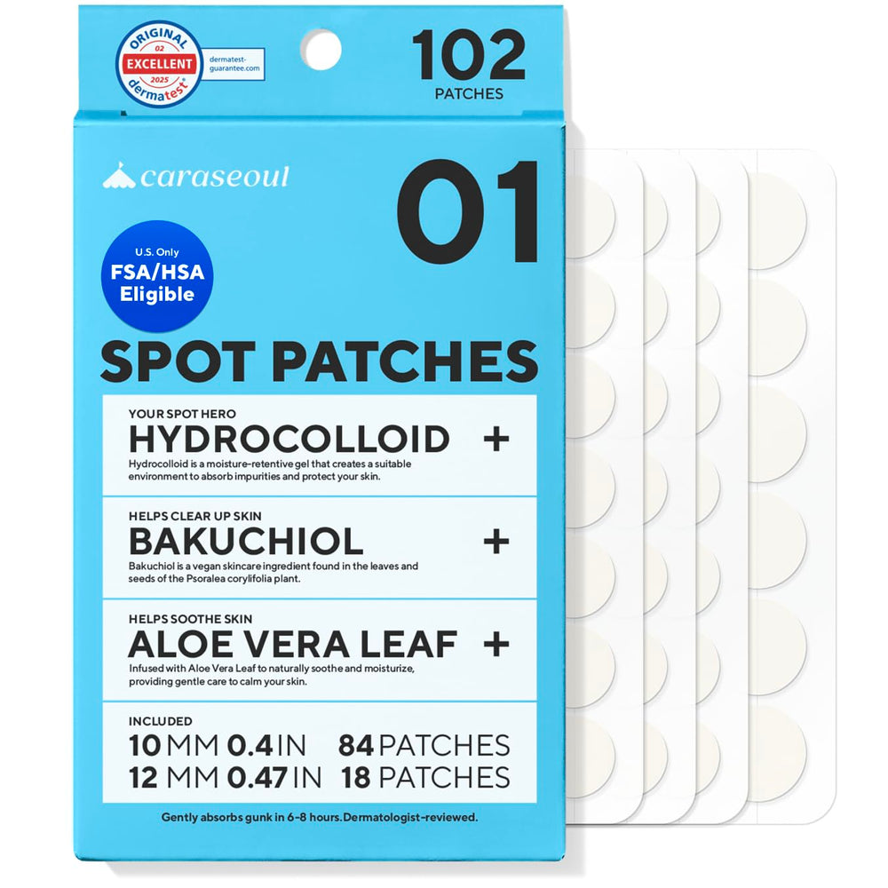 Pansement acné caraseoul bakuchiol aloe pour peau plus nette.