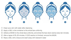 Carboxy CO2 Therapy Masque Gel Visage-Texture Uniforme : peau plus homogène