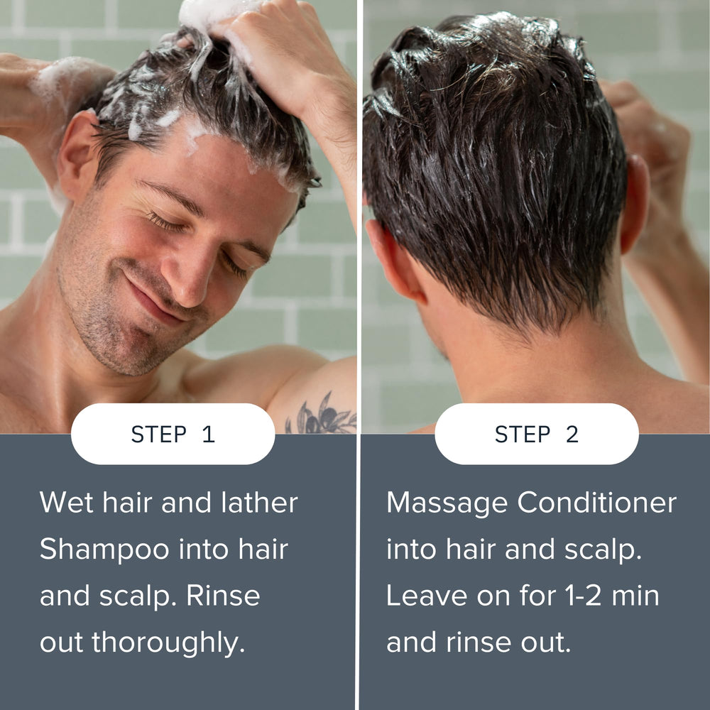 Cardon démonstration utilisation shampoing sur cheveux humides.