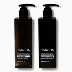 Cardon ensemble-shampoing et après-shampoing pour cheveux, stimulant la pousse.