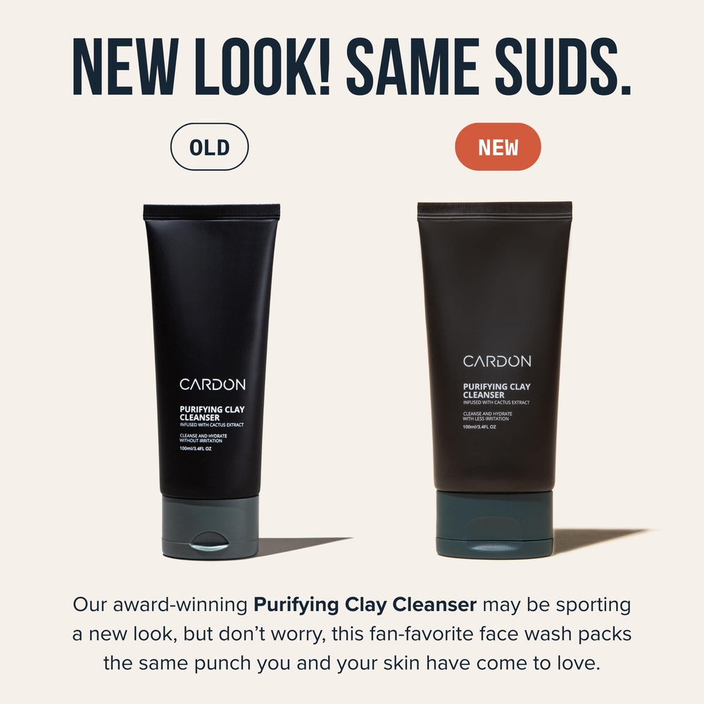 Cardon, formulation argile, pores resserrés et peau équilibrée.