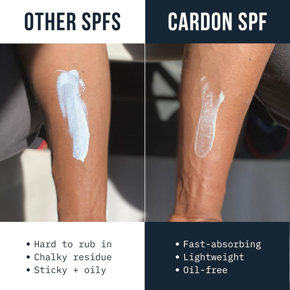 Cardon SPF30 – texture légère et absorption rapide sans fini blanc