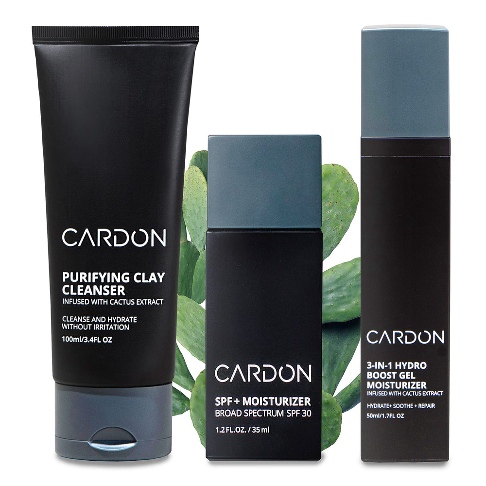 Cardon nettoyant visage argile, purifiant les pores pour peau grasse et sensible.