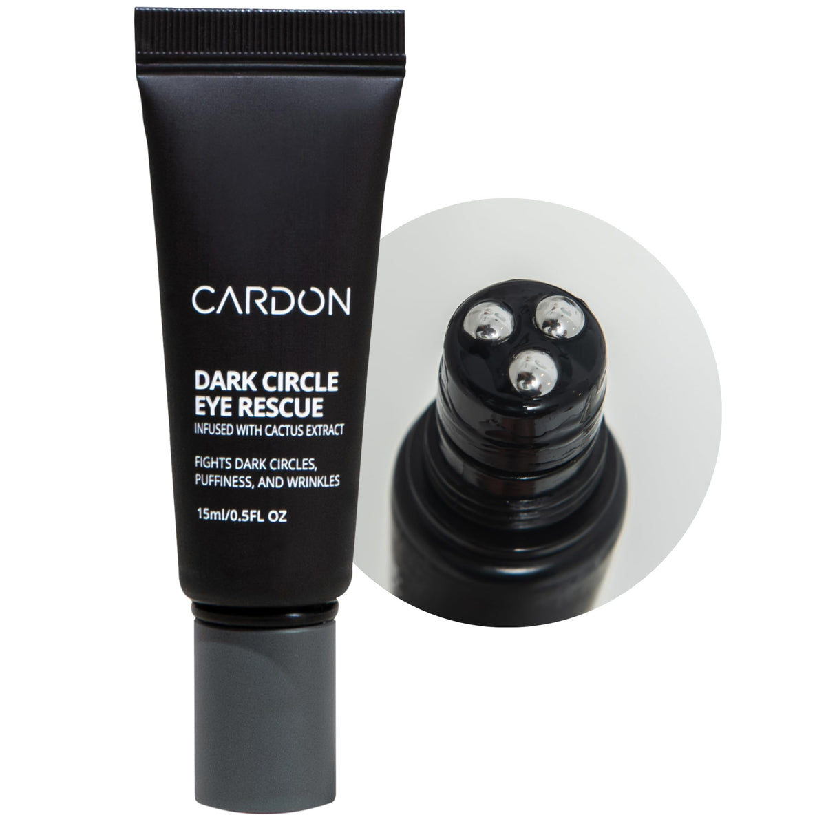 Cardon rouleau-yeux anti-poches pour un regard frais.