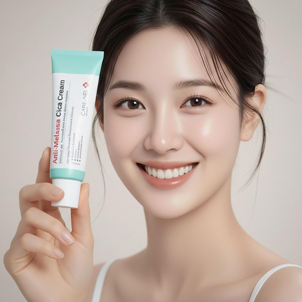 CARE:NEL mélasma crème visage texture crème, impression douce pour peau sensible