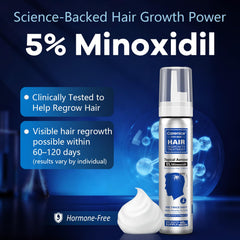 CARENICE Minoxidil Mousse pompe pratique dosage précis