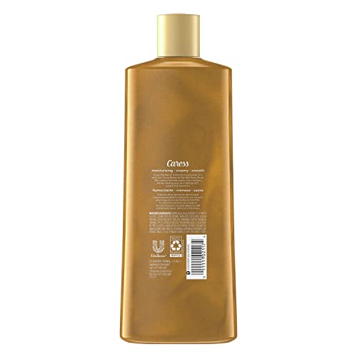 Caress bain mousse-cremeuse: texture riche pour douceur durable.