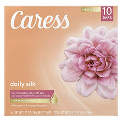 Caress Daily Silk barre beauté, mousse riche pour nettoyer en douceur.