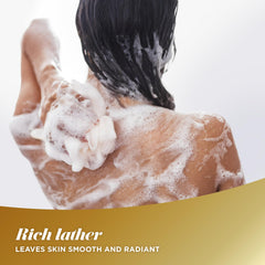 Caress Shea Butter Brown Sugar Beauty Bar ingredients closeup emphasizes shea butter and brown sugar