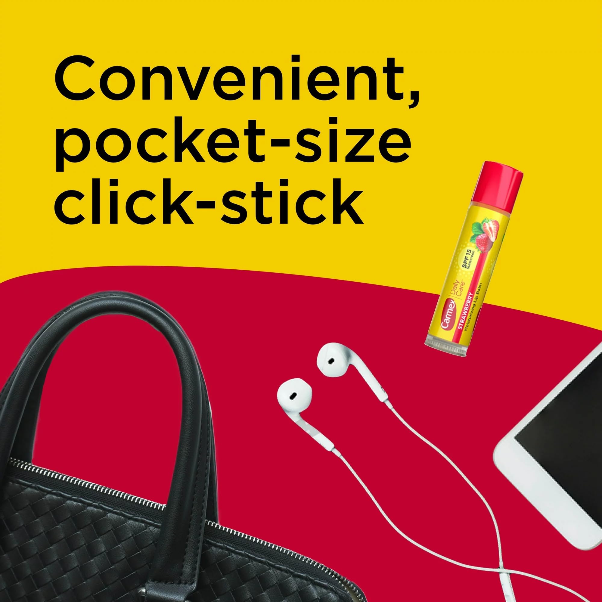 Carmex Lip Balm Original formule medicatee pour un soin ciblé.