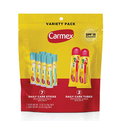 Baume Carmex en bâton Cupcake Pâte, hydratation légère et parfum gourmand.